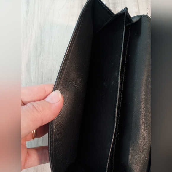 Authentic Gucci Denim Black GG Supreme Long Wallet - Picture 13 of 16